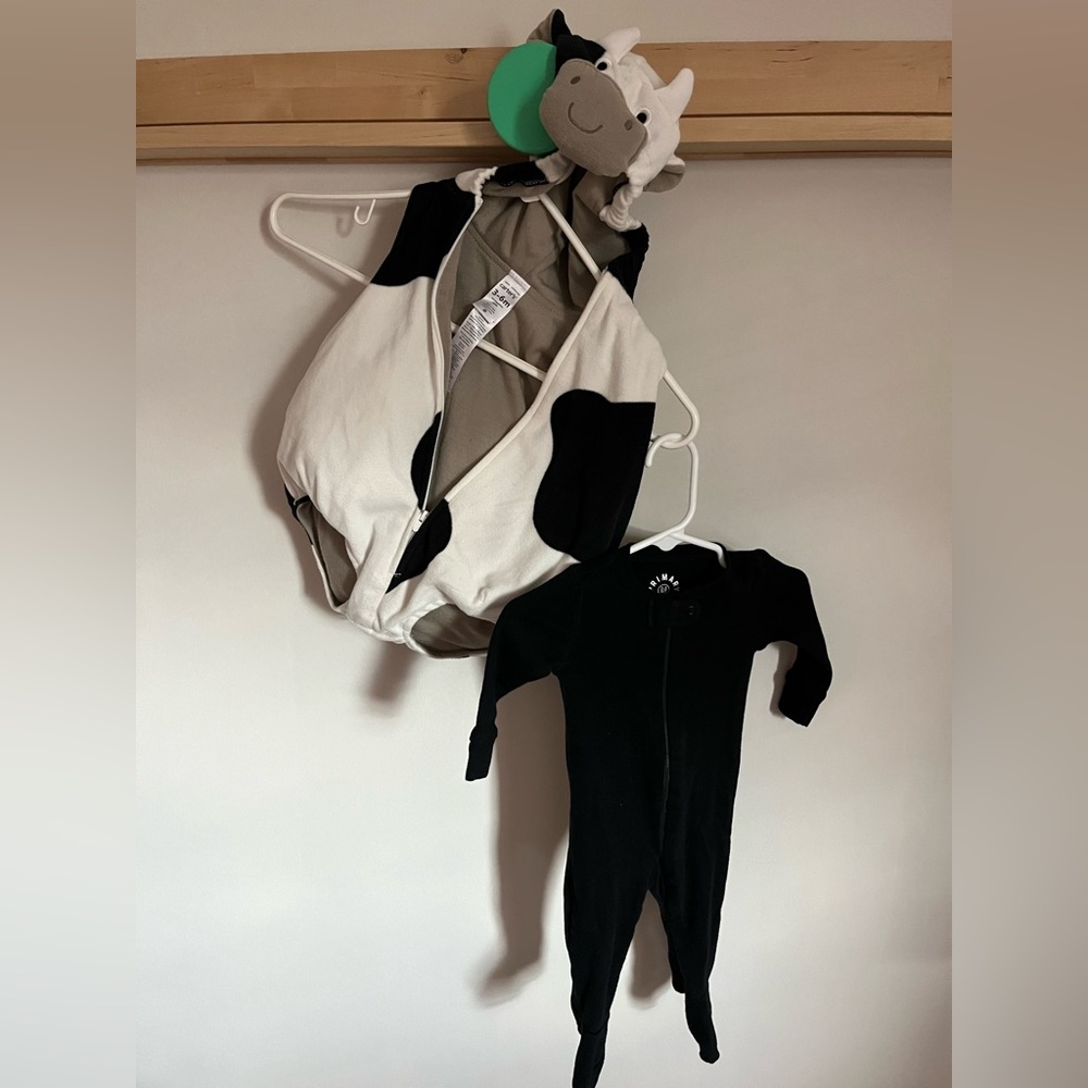 Carter's Black and White Cow 2-Piece Costume Set